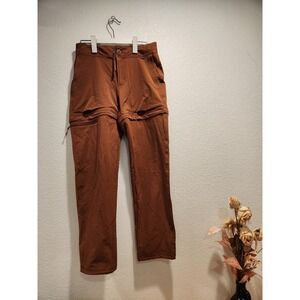 REI Co-op Sahara Convertible Hiking Pants XS 29x30 Brown Zip Off Outdoor Travel